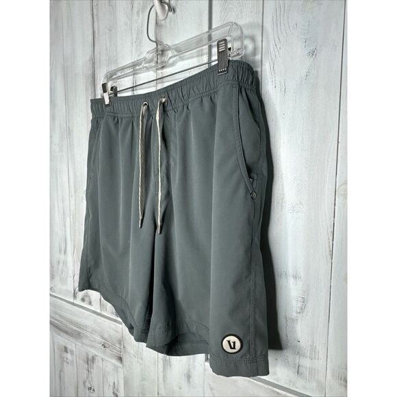 Vuori Kore Shorts Men's XL Kashmir Blue Drawstring Performance Lined Athletic 7" - Picture 3 of 12